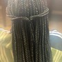 Braid extension vinegar wash