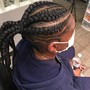 Natural Hair Cornrows