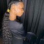 Sleek Ponytail (natural hair)