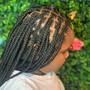 Add Curly ends To Faux Locs