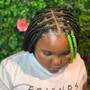 Crochet Back With Small Feed-ins (French Braids)