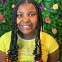 Kid's Smedium Lemonade French Braids (Natural Hair) No Hair added