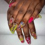 Sculptured Acrylic Sets (Up-Charge)