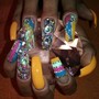 UV Gel Nail Art (2 Nails)