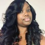 Quick Weave or sew in with leave out