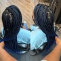 Scalp braids (“WITH” extensions) 2to8 Braids