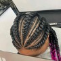 Two French Feed-in Braids