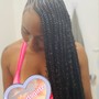 Small Triangle Box Braids