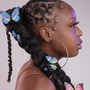 Long distressed Butterfly locs