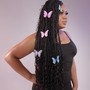 Long distressed Butterfly locs