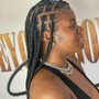 Stitch Braids W/Partial Sewin