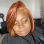 Virgin hair coloring service