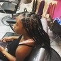 4 stitch feed ins Braids