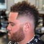 Fade Haircut with Enhancements