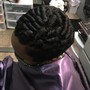 Natural Hair Cornrows