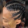 Feed-in Stitch Braids Ponytail