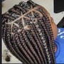 Small Box Braids ( Mid back)