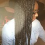 Partial Weave( Sleek low, mid or high ponytail