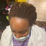 Ear To Neck Length Retwist No Style