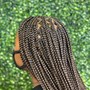 Large Knotless Box Braids