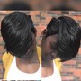 Long Natural part quick Weaves