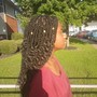 Medium knotless braids