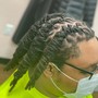 Loc Retwist - Long (palm roll) + Style