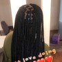 Small Knotless Braids