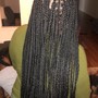 Small Knotless Braids