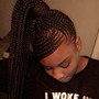 Feed-In Ponytail Jumbo Braids