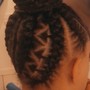 Feed-In Ponytail Jumbo Braids