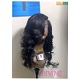 Natural hair or weave styled only