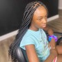 Large Bohemian knotless Braids