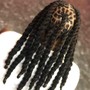 Retwist Pin Up Style (Extra Long Locs) Add $25 for butt length