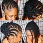 Feed In braids with sewin