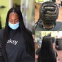 Shampoo Style Relaxed Hair (Flat Iron)