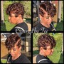 Relaxer cut and style