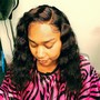 Sew in with leave out