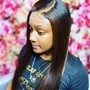 Sew in with leave out