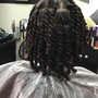 Box Braids on Natural Hair