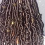 Pipe cleaner style locs