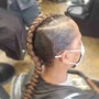 1 Layer Large feed-in w/ small braids