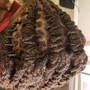 Loc Wash Retwist And Style (Oil Treatment)