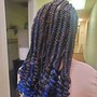 Single Row Feed-In Braids Row Styles