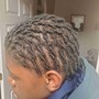 Starter Locs:  Interlocs (sm) Up to Neck Length