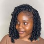 Distressed Locs-Medium(If your real hair is short to shoulder length)