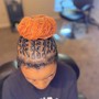 Short locs retwist and style