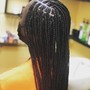 Box Braids take down