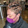 silk wrap or flexi rods for relaxed hair