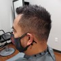 men's haircut